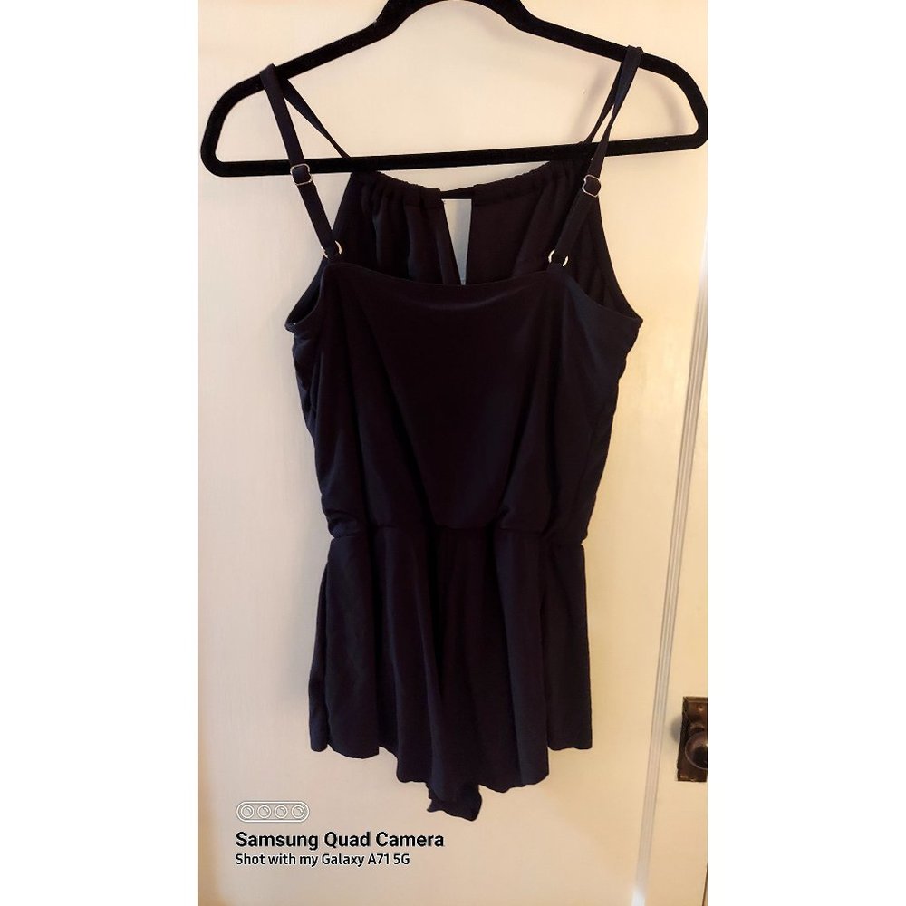 Aqua Green Swimwear One Piece Swimsuit Black